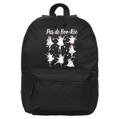 Ghost Pas De Boo RéE Ballet Dancer Spooky Halloween 16 in Basic Backpack