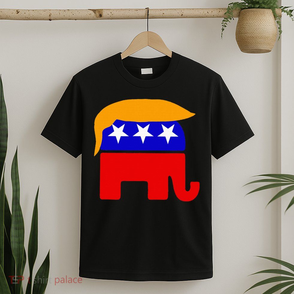 Gop President Donald Trump Republican Elephant Hair T-Shirt
