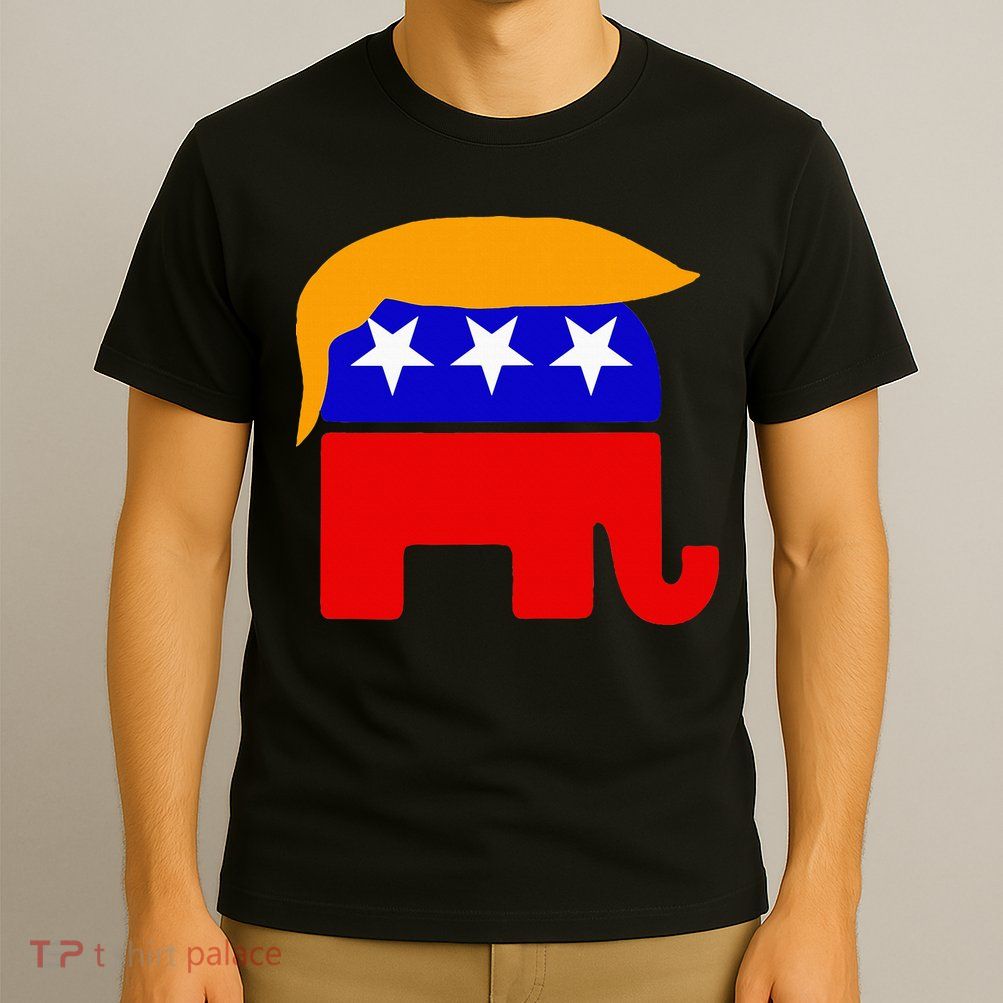 Gop President Donald Trump Republican Elephant Hair T-Shirt