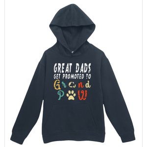 Grand Paw Dog  Great Dads Get Promoted To Grandpaw Urban Pullover Hoodie