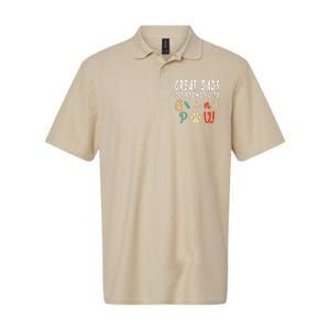 Grand Paw Dog  Great Dads Get Promoted To Grandpaw Softstyle Adult Sport Polo