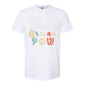 Grand Paw Dog  Great Dads Get Promoted To Grandpaw Softstyle CVC T-Shirt