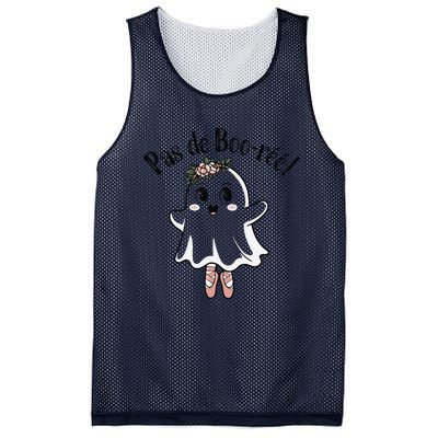 Ghost Pas De BooréE Ballet Dancer Spooky Halloween Mesh Reversible Basketball Jersey Tank