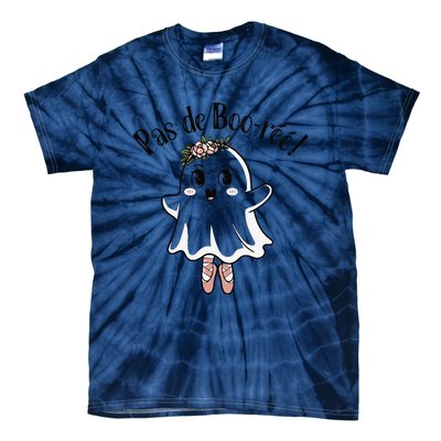 Ghost Pas De BooréE Ballet Dancer Spooky Halloween Tie-Dye T-Shirt