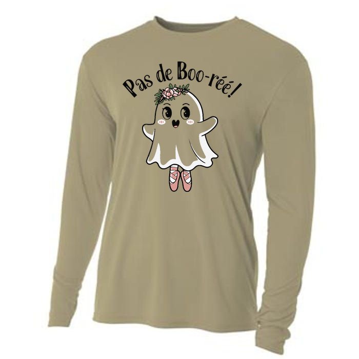 Ghost Pas De BooréE Ballet Dancer Spooky Halloween Cooling Performance Long Sleeve Crew