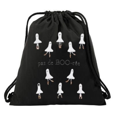 Ghost Pas De BooréE Ballet Dancer Spooky Halloween Drawstring Bag