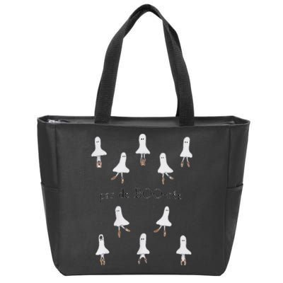 Ghost Pas De BooréE Ballet Dancer Spooky Halloween Zip Tote Bag