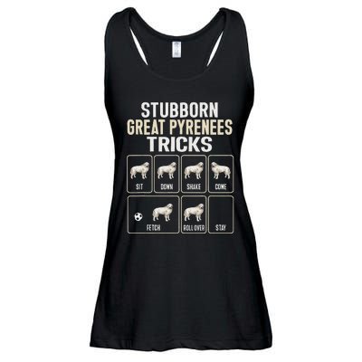 Great Pyrenees Dog Stubborn Great Pyrenees Tricks Ladies Essential Flowy Tank