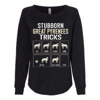 Great Pyrenees Dog Stubborn Great Pyrenees Tricks Womens California Wash Sweatshirt