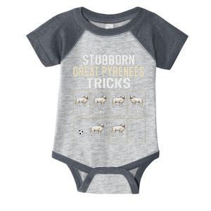 Great Pyrenees Dog Stubborn Great Pyrenees Tricks Infant Baby Jersey Bodysuit