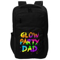 Glow Party Dad Splatter Effect 80 Birthday Party Impact Tech Backpack