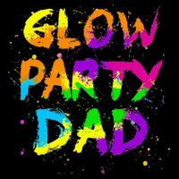 Glow Party Dad Splatter Effect 80 Birthday Party Impact Tech Backpack