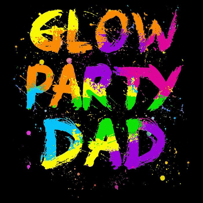 Glow Party Dad Splatter Effect 80 Birthday Party Impact Tech Backpack