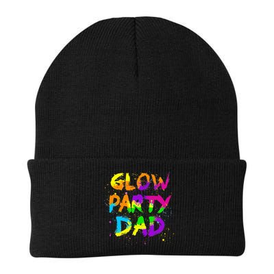 Glow Party Dad Splatter Effect 80 Birthday Party Beanie
