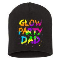 Glow Party Dad Splatter Effect 80 Birthday Party Short Acrylic Beanie