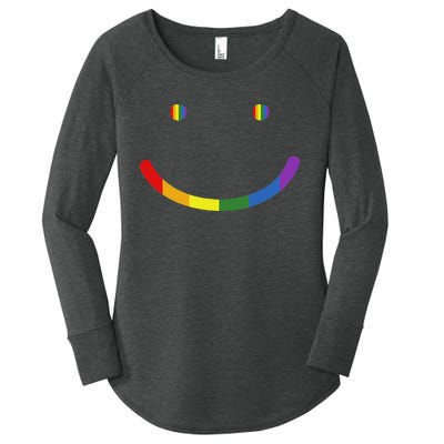 G.A.Y Pride Equality Lgbtq Smile Women's Perfect Tri Tunic Long Sleeve Shirt