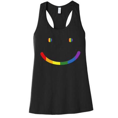 G.A.Y Pride Equality Lgbtq Smile Women's Racerback Tank