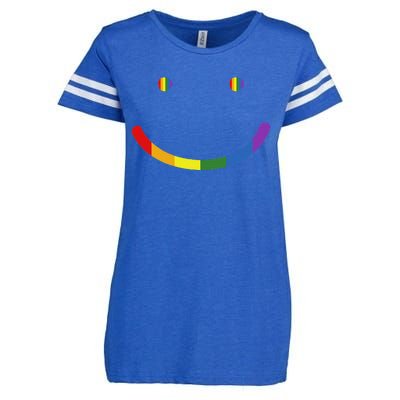 G.A.Y Pride Equality Lgbtq Smile Enza Ladies Jersey Football T-Shirt