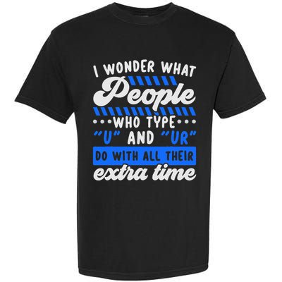 Grammar Police English Writing Teacher Apostrophe  Garment-Dyed Heavyweight T-Shirt