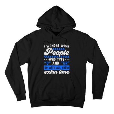 Grammar Police English Writing Teacher Apostrophe  Hoodie