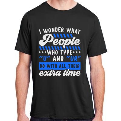 Grammar Police English Writing Teacher Apostrophe  Adult ChromaSoft Performance T-Shirt