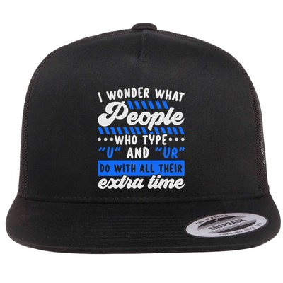 Grammar Police English Writing Teacher Apostrophe  Flatbill Hat