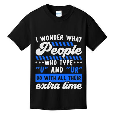 Grammar Police English Writing Teacher Apostrophe  Kids T-Shirt