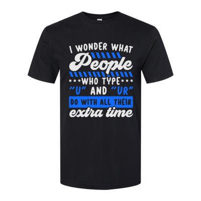 Grammar Police English Writing Teacher Apostrophe  Softstyle CVC T-Shirt