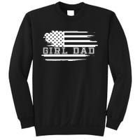 GirlDad Proud Father of Fathers Day Vintage Sweatshirt