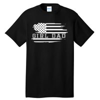 GirlDad Proud Father of Fathers Day Vintage Tall T-Shirt