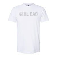 GirlDad Proud Father of Fathers Day Vintage Softstyle CVC T-Shirt