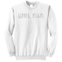 GirlDad Proud Father of Fathers Day Vintage Sweatshirt