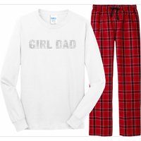 GirlDad Proud Father of Fathers Day Vintage Long Sleeve Pajama Set