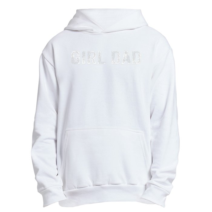 GirlDad Proud Father of Fathers Day Vintage Urban Pullover Hoodie