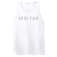 GirlDad Proud Father of Fathers Day Vintage PosiCharge Competitor Tank