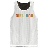 GirlDad Proud Father of Fathers Day Vintage Mesh Reversible Basketball Jersey Tank