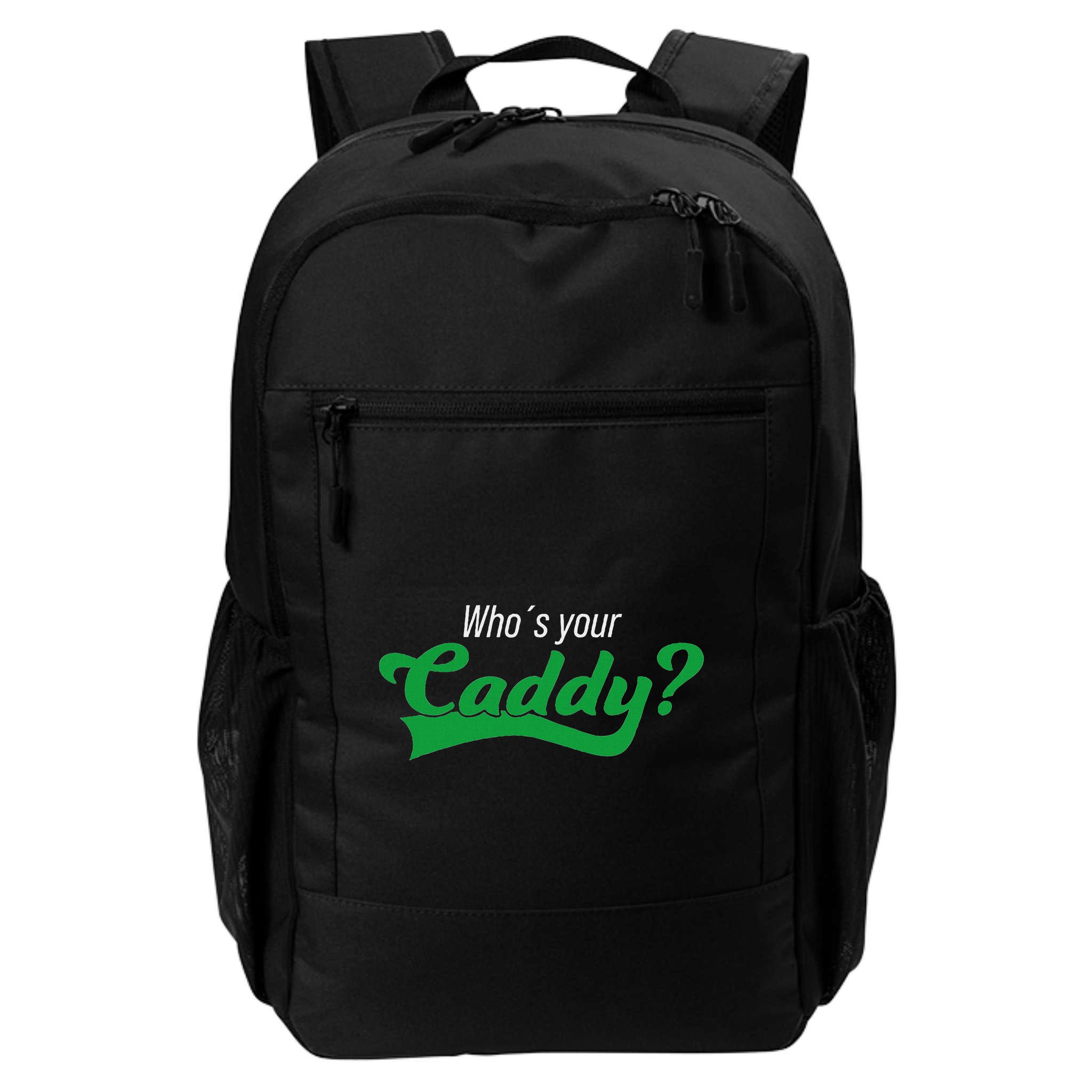 Golf Player Funny Caddy Costume Tournament Who´S Your Caddy Backpack