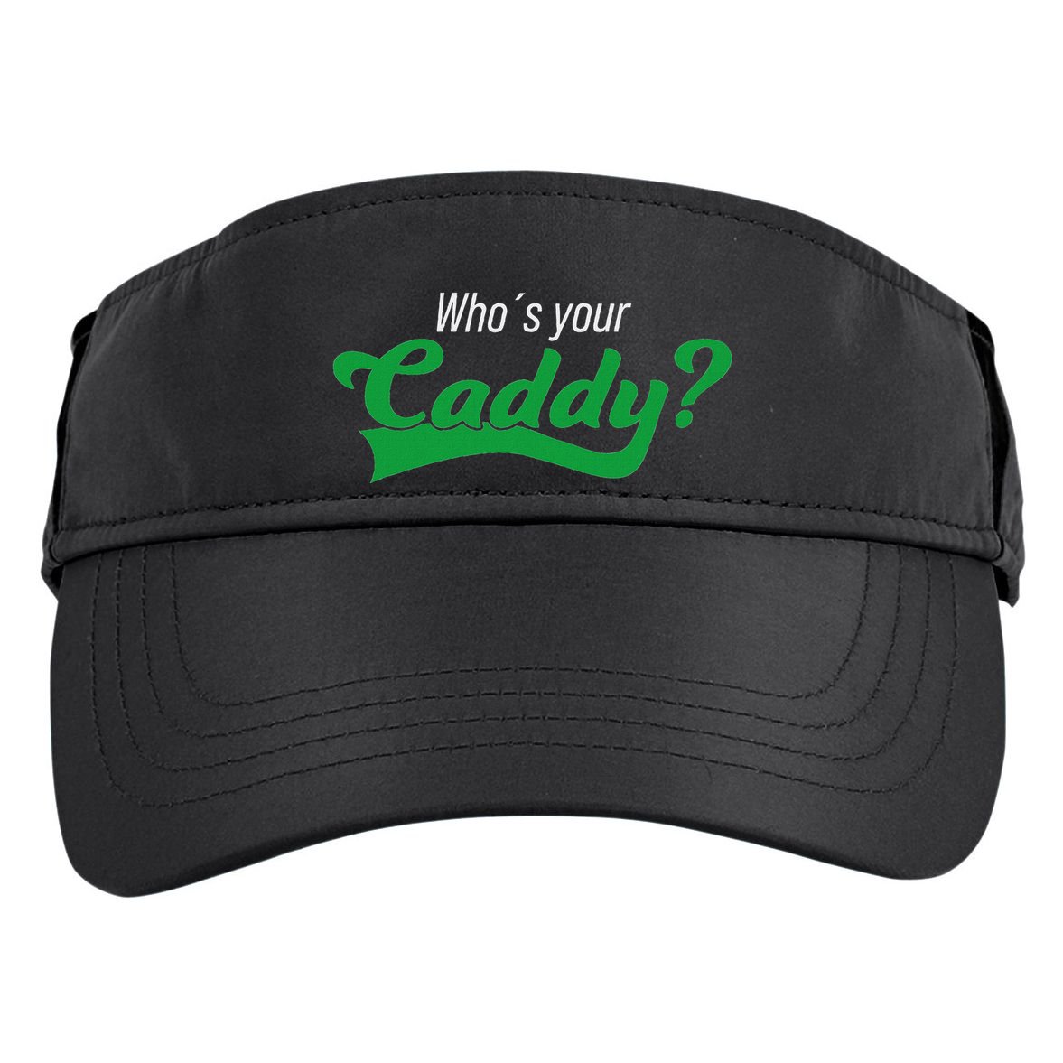 Golf Player Funny Caddy Costume Tournament Who´S Your Caddy Adult Drive Performance Visor
