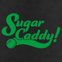 Golf Player Funny Caddy Costume Sugar Caddy Golf Tournament 7 Panel Mesh Trucker Snapback Hat
