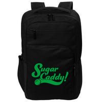 Golf Player Funny Caddy Costume Sugar Caddy Golf Tournament Impact Tech Backpack
