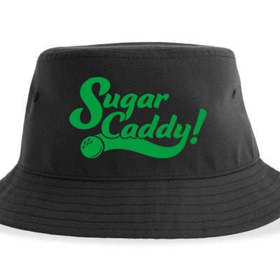 Golf Player Funny Caddy Costume Sugar Caddy Golf Tournament Sustainable Bucket Hat