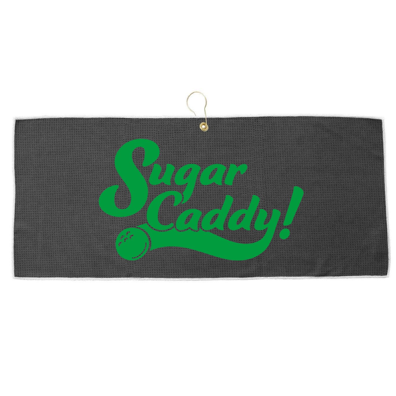 Golf Player Funny Caddy Costume Sugar Caddy Golf Tournament Large Microfiber Waffle Golf Towel