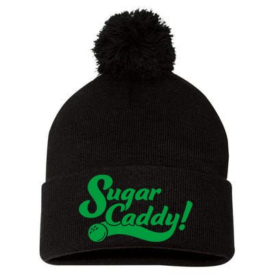 Golf Player Funny Caddy Costume Sugar Caddy Golf Tournament Pom Pom 12in Knit Beanie