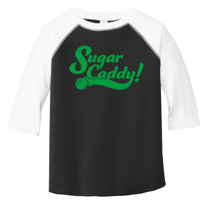 Golf Player Funny Caddy Costume Sugar Caddy Golf Tournament Toddler Fine Jersey T-Shirt