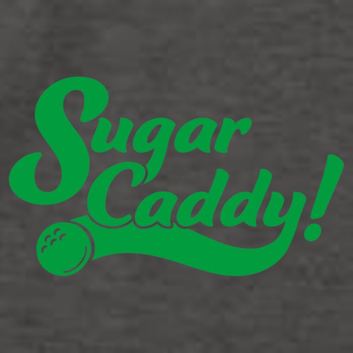 Golf Player Funny Caddy Costume Sugar Caddy Golf Tournament Vector Backpack