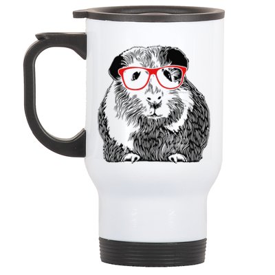 Guinea Pig Funny Guinea Pig Cute Guinea Pig Stainless Steel Travel Mug