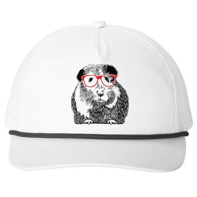 Guinea Pig Funny Guinea Pig Cute Guinea Pig Snapback Five-Panel Rope Hat