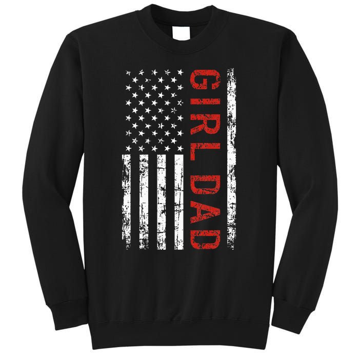 GirlDad Proud Father of Fathers Day Vintage Sweatshirt