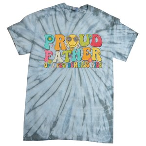 Groovy Proud Father Dumbass Retro Fathers Day Tie-Dye T-Shirt