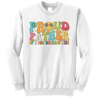 Groovy Proud Father Dumbass Retro Fathers Day Sweatshirt